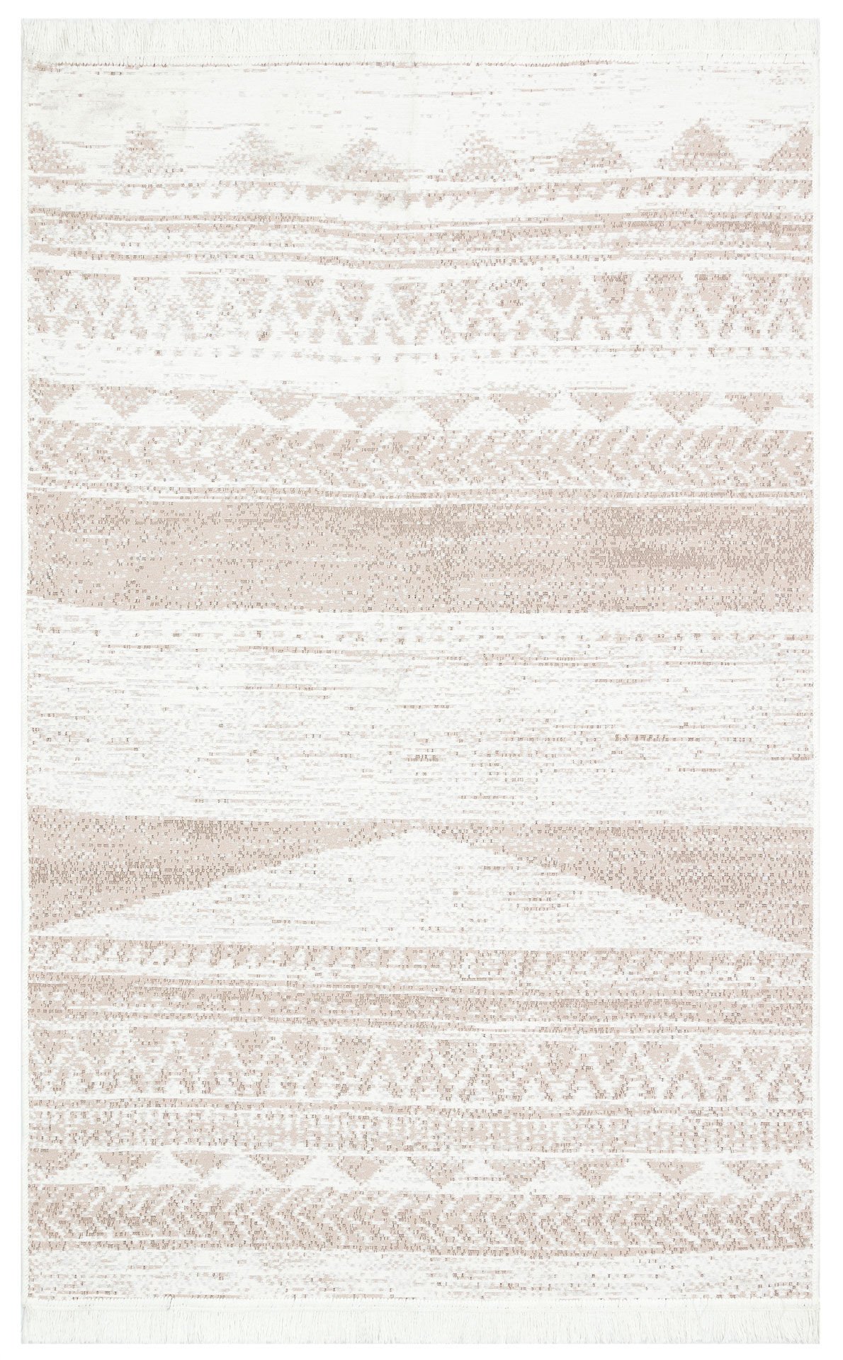 AR 06 NATURAL Yıkanabilir Çift Taraflı Modern Desenli Dokuma Kilim