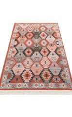 AR 42 MULTY Yıkanabilir Çift Taraflı Modern Desenli Dokuma Kilim