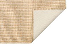 BRK 01 NATURAL BEIGE Hasır Görünümlü Kaymaz Renkli Dokuma Modern Kilim