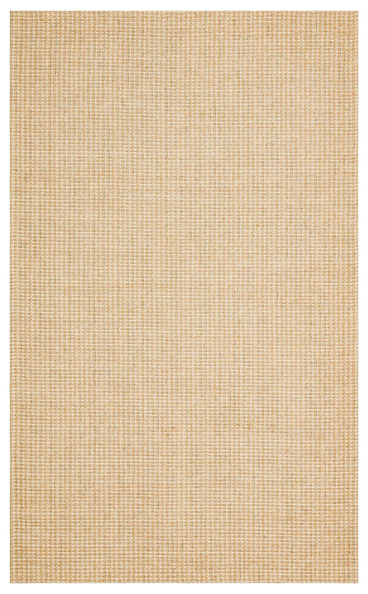 BRK 01 NATURAL BEIGE Hasır Görünümlü Kaymaz Renkli Dokuma Modern Kilim