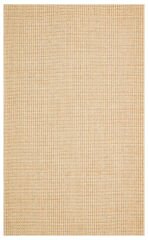 BRK 01 NATURAL BEIGE Hasır Görünümlü Kaymaz Renkli Dokuma Modern Kilim