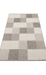 MNO 01 GREY Hav Toz Vermez Kaymaz Tabanlı Şık Kilim