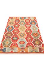 NMD 06 RED Yıkanabilir, Çift Taraflı Kullanıma Uygun Yumuşak Tuşeli Otantik Kilim