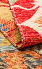 NMD 06 RED Yıkanabilir, Çift Taraflı Kullanıma Uygun Yumuşak Tuşeli Otantik Kilim