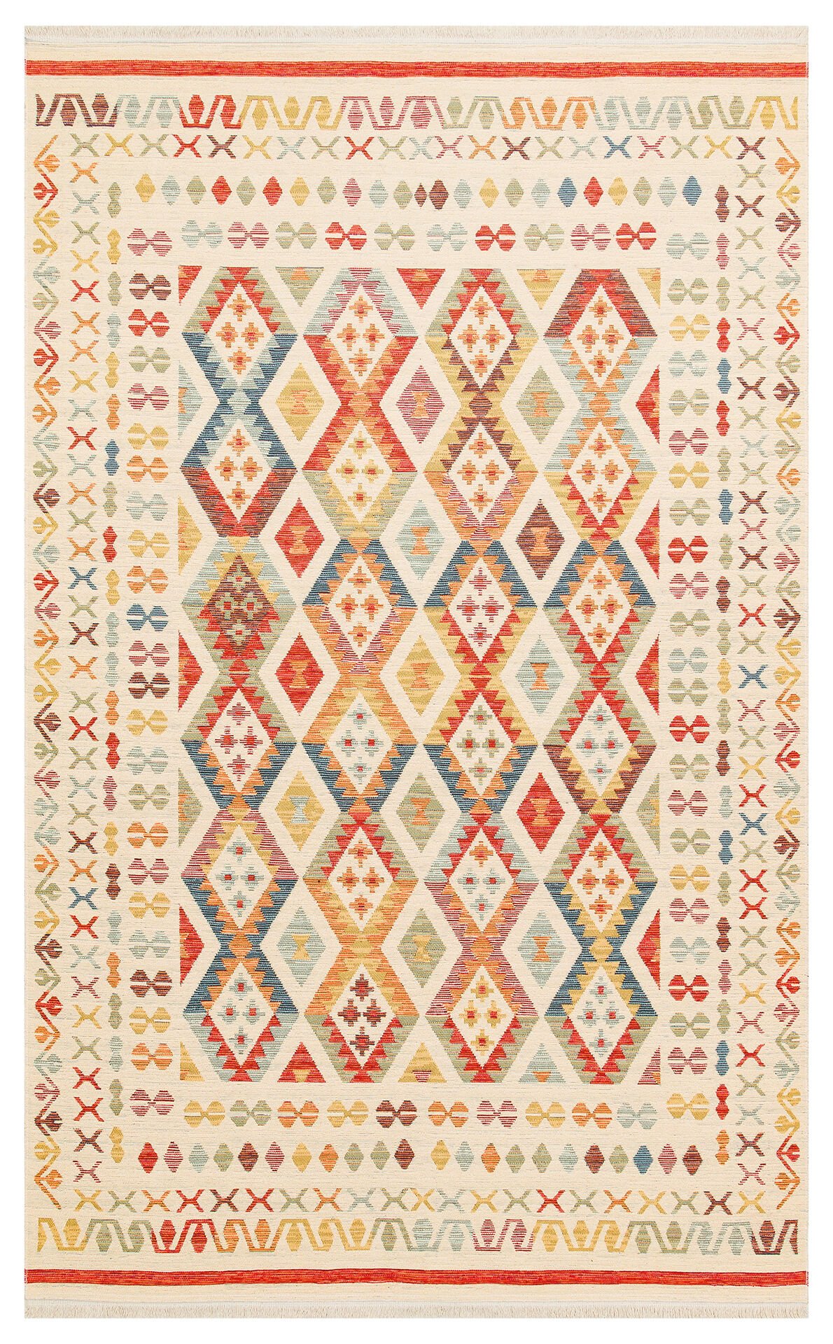 NMD 08 LIGHT MULTY Yıkanabilir, Çift Taraflı Kullanıma Uygun Yumuşak Tuşeli Otantik Kilim