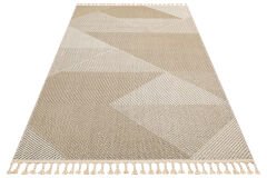 SH 08 BEIGE Hav Toz Vermez Hasır Dokuma Modern Makine Halısı