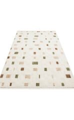 JOY 02 GREEN BEIGE Hav Toz Vermeyen Yumuşak dokulu Modern Makine Halısı